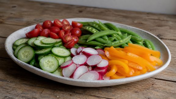 Suggestions de plats frais à base de légumes croquants en été