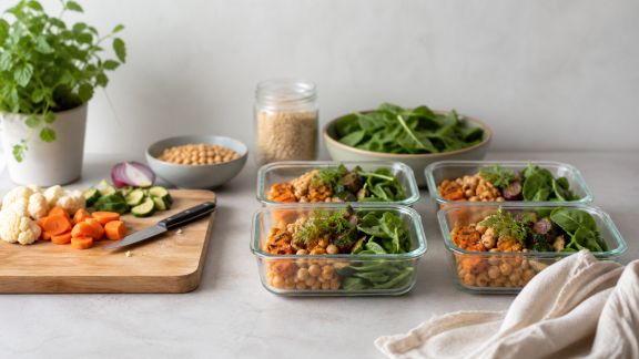 Batch cooking express : préparer ses repas en moins de deux heures