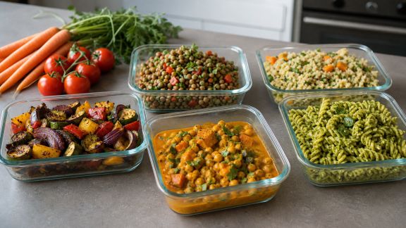 Batch cooking et cuisine sans viande : idées gourmandes et variées