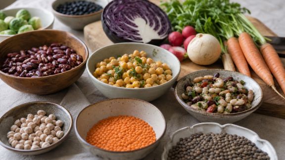 Introduire davantage de légumineuses avec des recettes saisonnières
